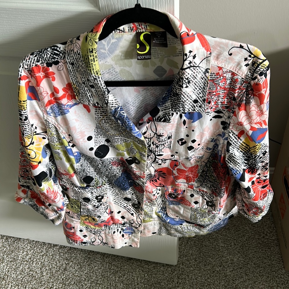 Colorful. Spartelle Medium button top/jacket